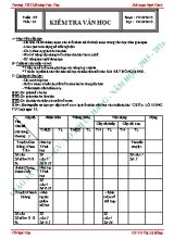 Giáo án Ngữ văn Lớp 6 - Tiết 25 đến 32 - Năm học 2015-2016 - Võ Thị Lệ Hằng